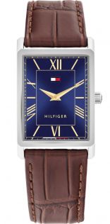 Tommy Hilfiger Rectangular Leather 26mm