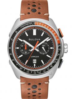 Sportsligt herreur fra Bulova med chronograf og racing design - Racer Chronograph Collection | 98B427