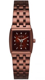 Inex Sapphire 4 Diamonds Brown Petite 20mm