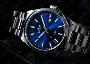 Inex Mens Blue Steel Classic 40mm