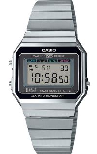 Casio digitalur med slank profil og retrodesign | A700WE-1AEF