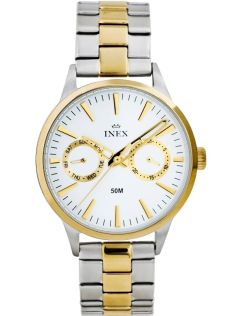 Herreur i guldfarvet/sølvfarvet - Inex Mens Sølvfarvet/White A76206B0I