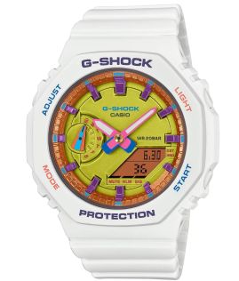 Hvid G-SHOCK Carbon Core ur fra strandkollektionen | GMA-S2100BS-7AER