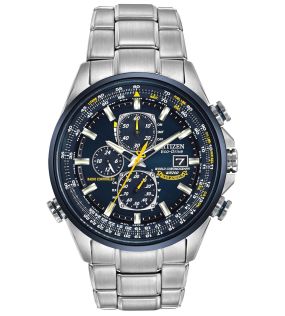 Citizen Blue Angels Eco-drive kronograf | Radiostyret verdenstidsur med perpetual kalender | AT8020-54L