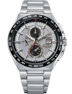 Citizen Eco-Drive Super Titanium herreur | Radio-styret kronograf med verdenstid | AT8234-85A