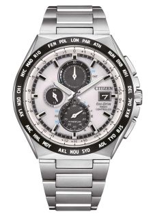 Citizen Super Titanium Eco-Drive radio-styret kronograf | Verdenstid og safirkrystal | AT8238-84A