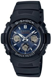 Blå Wave Ceptor G-Shock med solceller og sporty design | AWG-M100SB-2AER