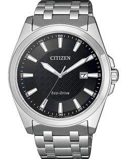 Citizen Eco-Drive herreur i stål med safirkrystal | BM7108-81E