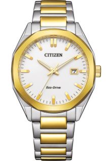 Citizen Eco-Drive unisex ur i tofarvet stål med E111 urværk | BM7624-82A