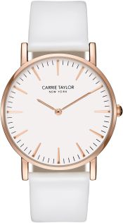 Carrie Taylor Lexington Rosegoldfarvet/White White Leather
