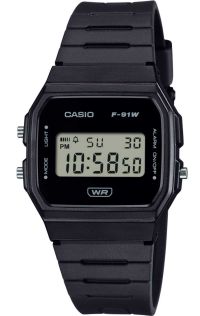 Casio retro digitalur med bio-baseret rem | F-91WB-1AEF
