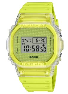 Lucky Drop G-SHOCK ur med kapsellegetøjsdesign i gult | DW-5600GL-9ER