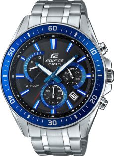 Herreur med stopur og datovisning - Casio Edifice EFR-552D-1A2VUEF