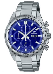 Kronograf med blå urskive, tachymeter og 100M vandtæthed | EFR-574D-2AVUEF
