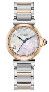 Citizen L Mae dame ur med perlemor og diamant | EM1136-87D