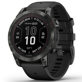 Garmin Fenix 7 Pro – Sapphire Solar Edition, Carbon Grey DLC Titanium 010-02777-11