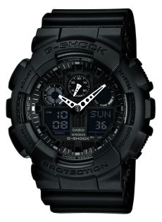 Stealth Black G-Shock med speed timer og sporty look | GA-100-1A1ER