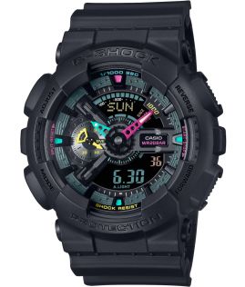 Fluorescerende G-SHOCK ur med virtuelt-inspireret design | GA-110MF-1AER