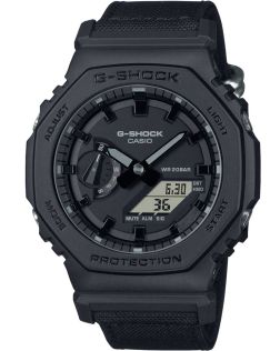 Militær-grade G-SHOCK Carbon Core Guard ur med Cordura rem | GA-2100BCE-1AER