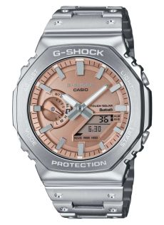Full metal G-Shock med kobberfinish, solcelledrevet og Bluetooth | GM-B2100AD-5AER