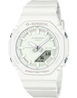 Bio-baseret G-SHOCK ur i hvidt digital-analogt design | GMA-P2100-7AER
