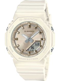 Hvidt G-SHOCK ana-digital ur med perlemorsfinish i bio-resin | GMA-P2100ST-7AER