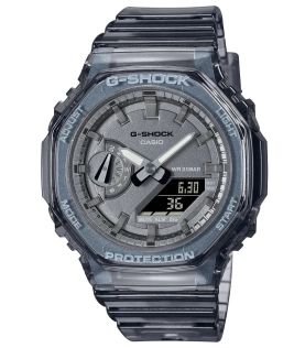 G-SHOCK transparent grå analog-digital sportsur 200M | GMA-S2100SK-1AER