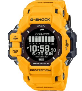 G-SHOCK Rangeman GPS Solar Watch med gul Carbon Core Guard | GPR-H1000-9ER