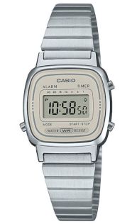 Casio Vintage mini dameur med grå digitalt display | LA670WEA-8AEF