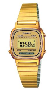 Casio Classic double guldfarvet LA670WEGA-9EF