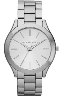 Smukt dameur i sølvfarvet - Michael Kors Runway Slim Sølvfarvet MK3178