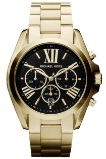 Michael Kors ur i guldfarvet med sort urskive - Michael Kors Bradshaw  MK5739