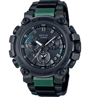 Blå G-SHOCK Solar i rustfrit stål med safirglas | MTG-B3000BD-1A2ER