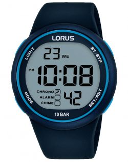 Lorus Mens Blue Sports Digital 44mm