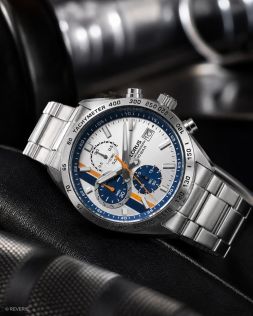 Lorus Mens Sports Chronograph Steel 43mm