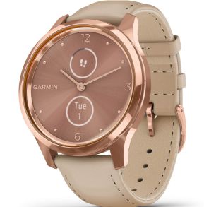 Garmin Vívomove Luxe 18K Rose Gold PVD Stainless Steel Case 010-02241-01