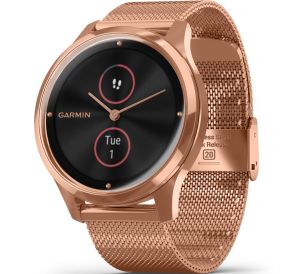 Garmin Vívomove Luxe 18K Rose Gold PVD Stainless Steel Case 010-02241-04