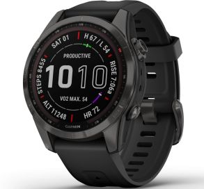 Garmin Fenix 7S - Sapphire Solar Edition Carbon Grey DLC Titanium 010-02539-25