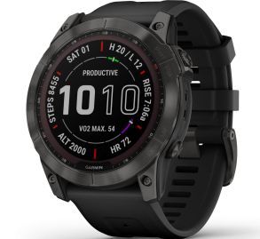 Garmin Fenix 7X - Sapphire Solar Edition Carbon Grey DLC Titanium 010-02541-11