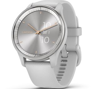 Garmin Vívomove Trend Silver Stainless Steel Bezel with Mist Grey Case 010-02665-03