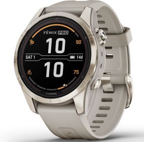 Garmin Fenix 7S Pro – Sapphire Solar Edition Soft Gold 010-02776-15