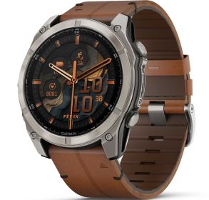 Garmin Fenix 8 51mm AMOLED Sapphire Titanium Chestnut 010-02905-40