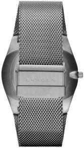 Sølvfarvet mesh band for Skagen Melbye Aktiv Titanium SKW6007