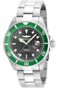Invicta Pro Diver Men 43mm Stainless Steel Steel Grey Dial