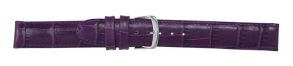 Falkenlund Deluxe Beco Watch Strap Louisiana Basic Violet Calf Leather 18mm Stainless Steel Buckle 6483518S