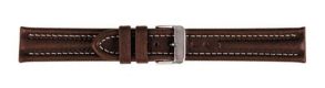 Falkenlund Deluxe Beco 24mm Watch Strap Arizona Sport Brown Steel Buckle 682224S