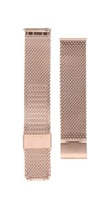 Falkenlund 18mm Easy-Attach Rose Golden Steel Mesh Bracelet
