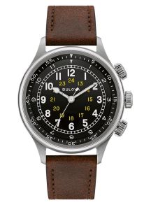 Bulova A-15 pilot ur med dual time funktion og historisk militær arv | 96A245