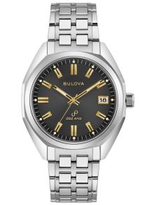 Elegant herreur fra Bulova med højpræcisions quartzværk og gulddetaljer - Jet Star vintage design | 96B415