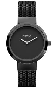 Stilrent dameur i sort stål - Aistrup Infinity AIW007616